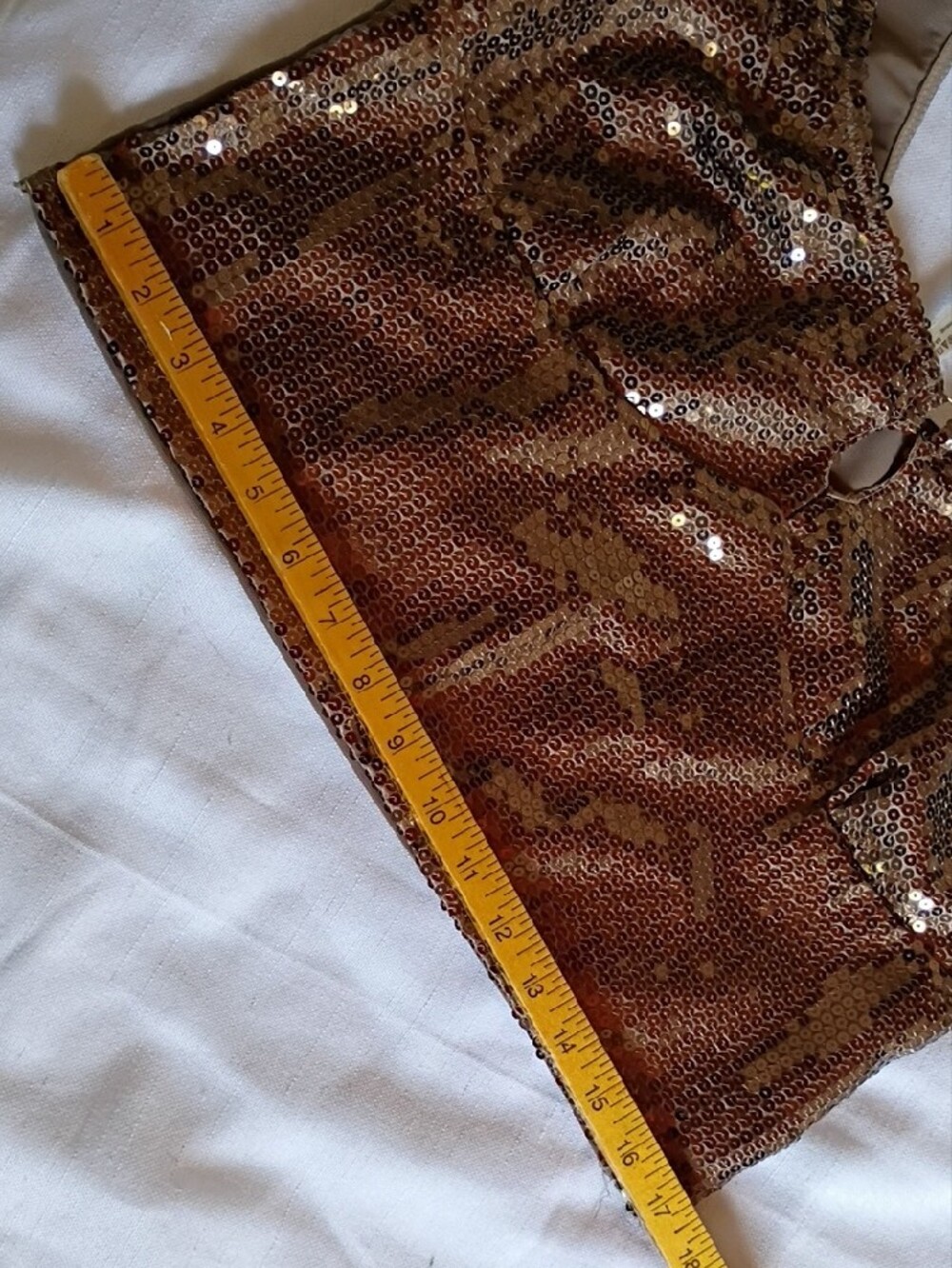 Anthropologie Women's Keyhole Sequin Crop Top Size L - Picture 13 of 13